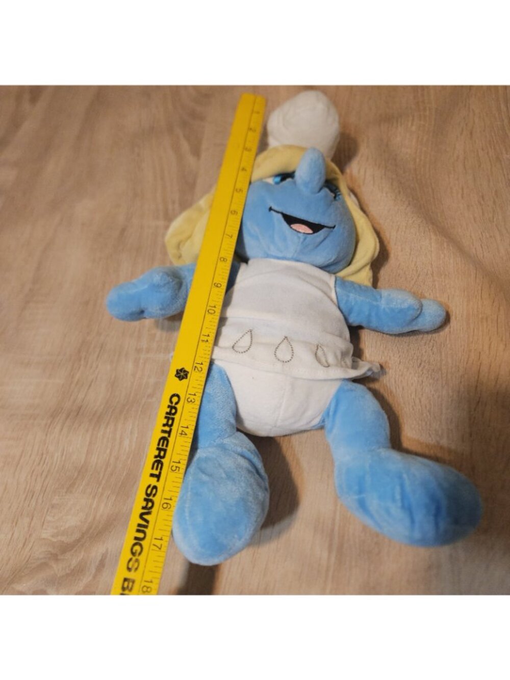 Build-A-Bear Blue and White Smurfette Plush - Picture 4 of 4
